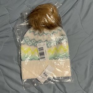 LOFT FAIR ISLE WINTER HAT/ BEANIE brand new w tags